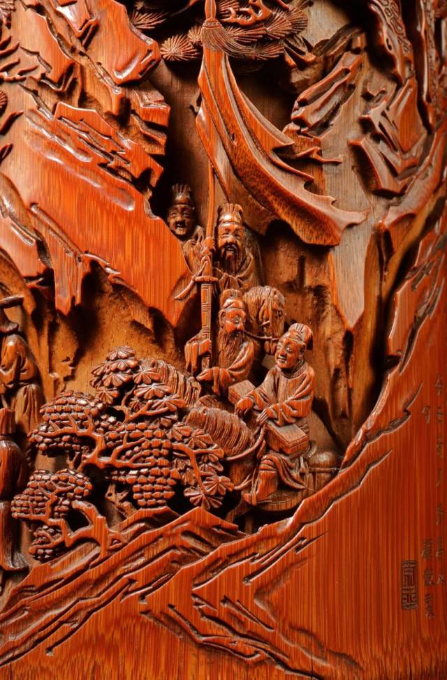 嘉定竹雕图片,嘉定竹刻,木雕图片_大山谷图库
