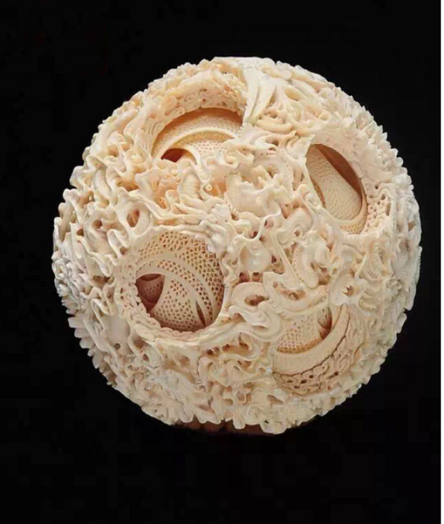 大人気新品 中国，木雕，鬼工球，10層，木製動物彫刻装飾球｜工芸品 工芸品