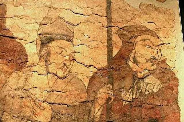 北齐高洋墓壁画图片