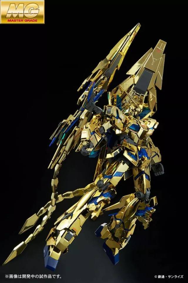 独角兽3号机凤凰NT版（金色涂装）除了HGUC，还有1/100的MG_搜狐网