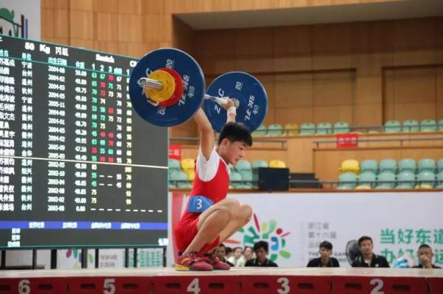 浙江省第十六届运动会举重比赛圆满收官 我市摘得5金5银4铜