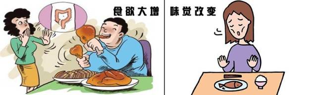 7,食欲大增/味觉改变