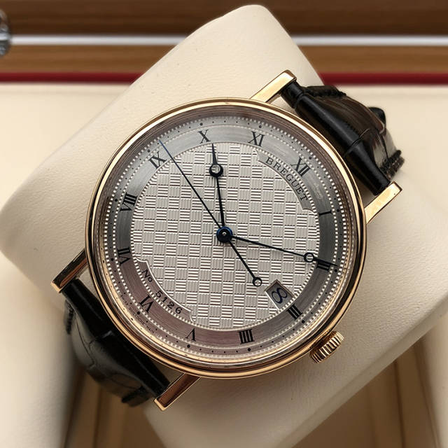 时坚名表回收店二手正品宝玑5177br/12/9v6手表回收案例