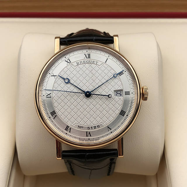 时坚名表回收店二手正品宝玑5177br/12/9v6手表回收案例