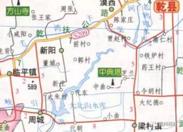 乾县薛录镇地图图片