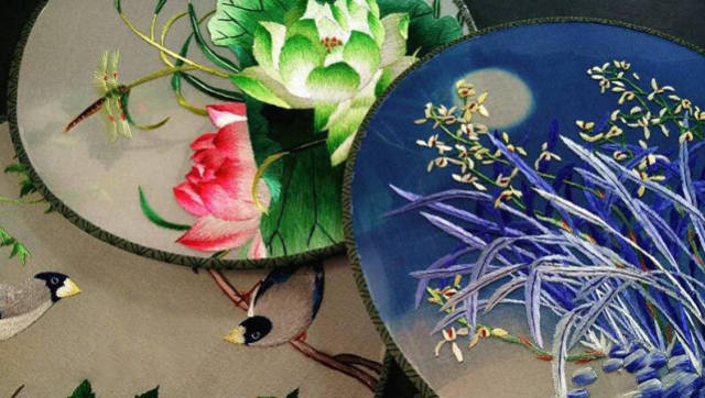 (苏绣图案)十指春风女儿红,中华苏绣美名扬_手机搜狐网