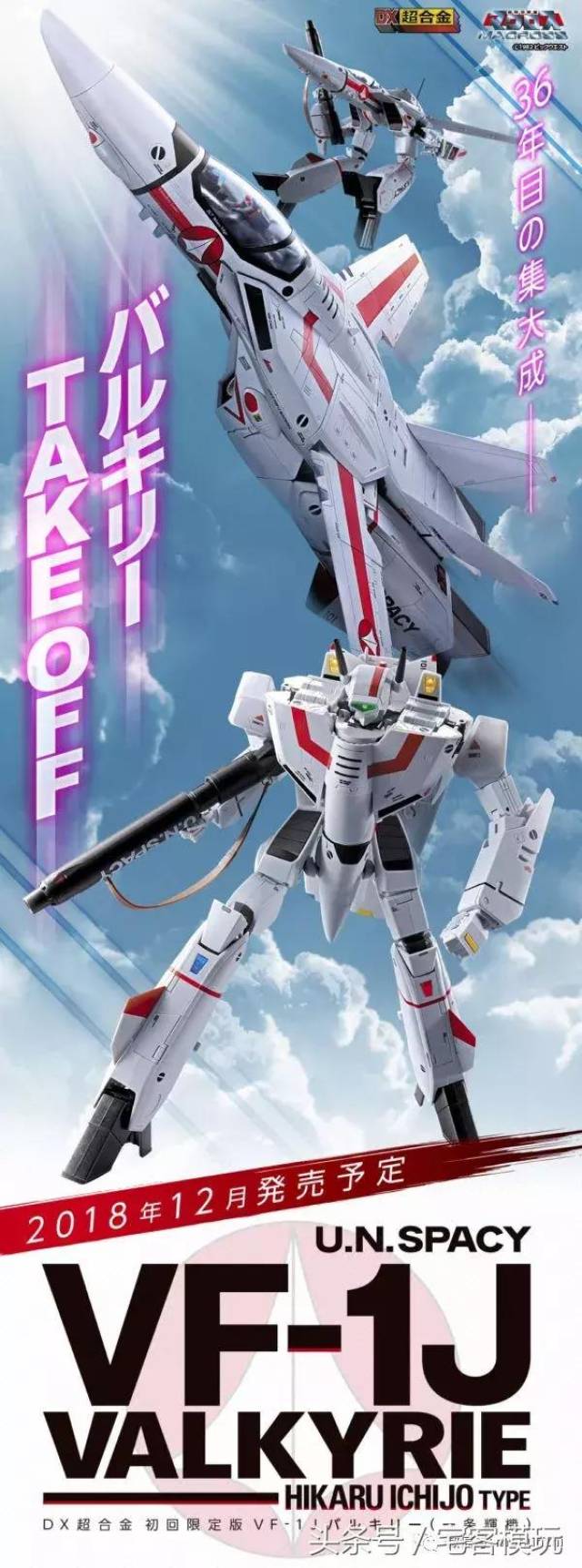 资讯：跨越36年！DX超合金！1/48 VF-1J 一条辉机_手机搜狐网