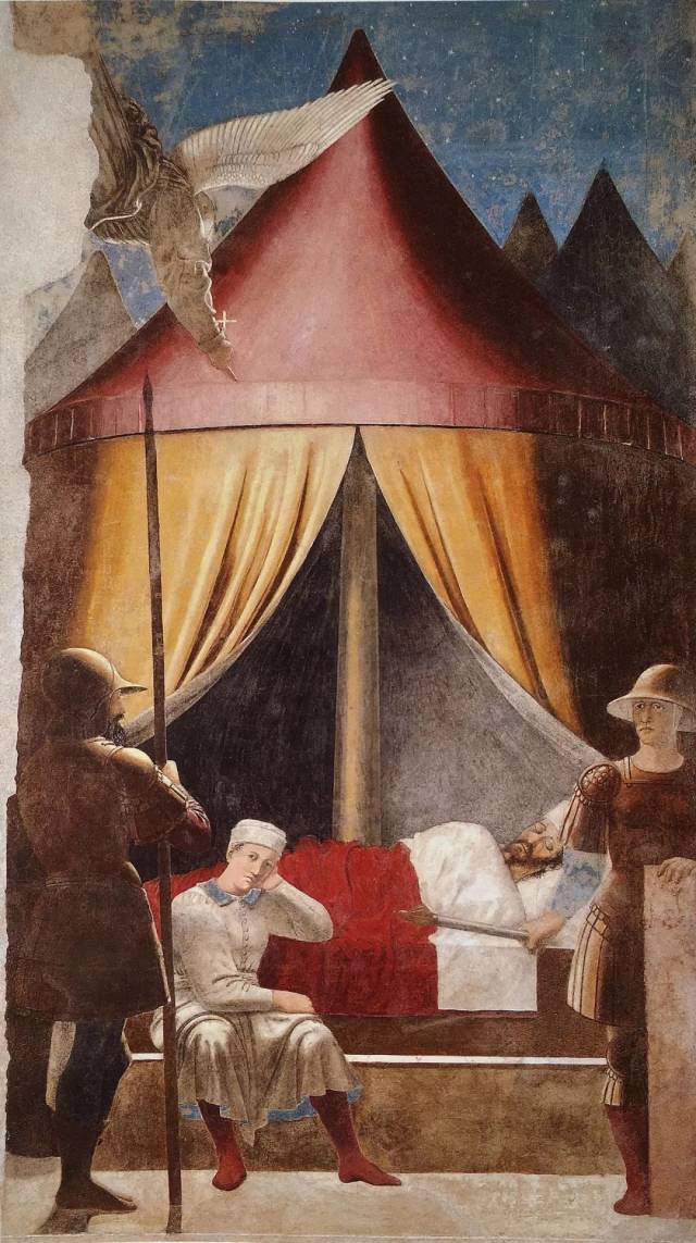 constantines dream 329x 190cm  tempera on panel maggiore in san