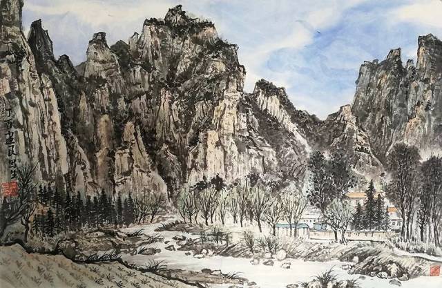 2012年在清华大学美术学院李铁生山水工作室高级研修班学习一年.