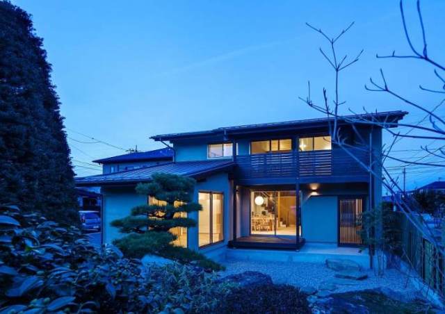 日式小别墅设计实景图图片