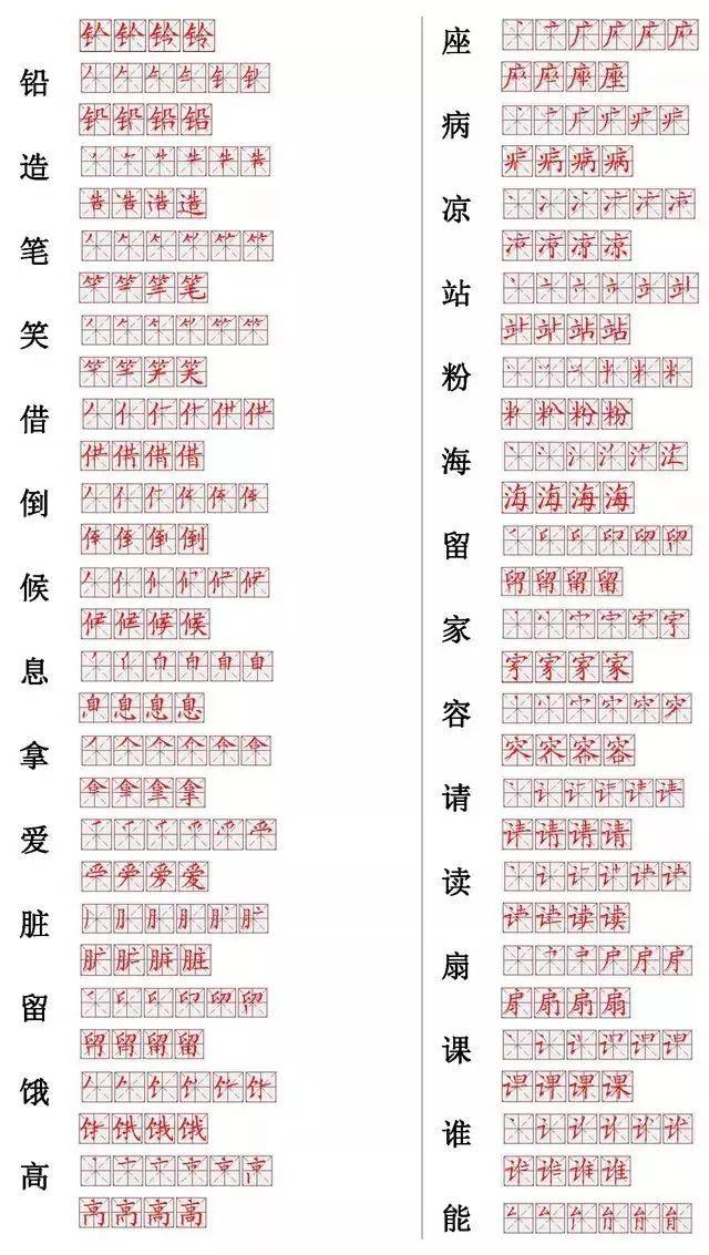 让的笔顺,春的笔顺笔画,作的笔顺(第3页)_大山谷图库