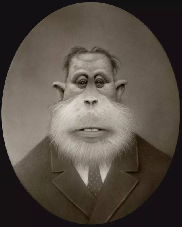 绘画|古怪的"老照片"