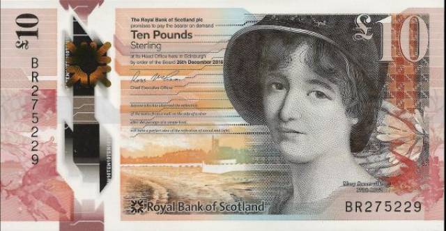 苏格兰10英镑(苏格兰皇家银行)