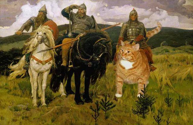 骑猫的英雄 这位兄der,你的腿有点短噢.