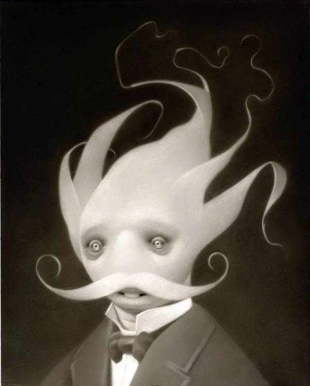 绘画|古怪的"老照片"