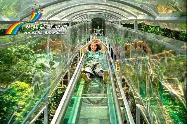 9元抢1600米高空玻璃滑道 网红泳池 天子山瀑布