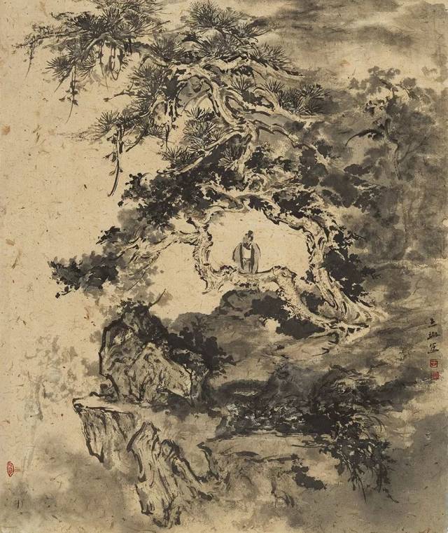 王珊 幽隐图 48x57cm 平台声明