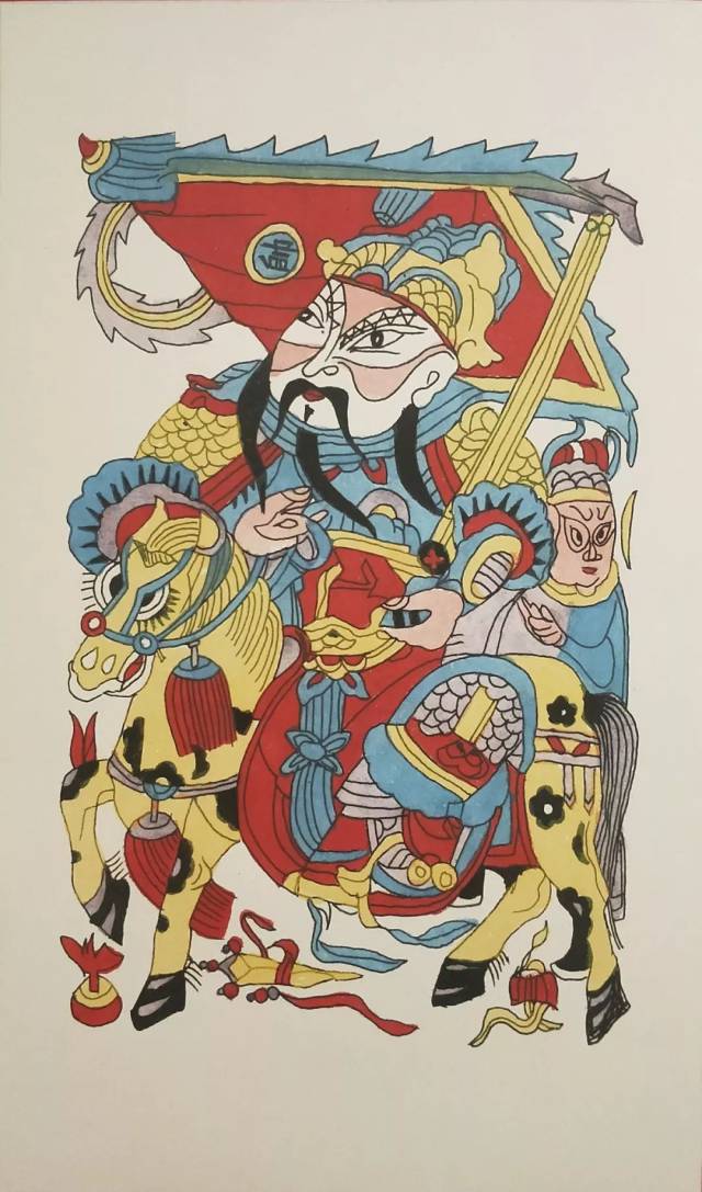 平阳木版年画的题材 大都是以民情风俗,神话传说, 花卉人物,鱼虫鸟兽