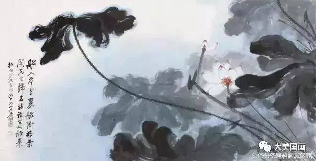 国画大师张大千、 齐白石、黄永玉等7位名家荷花精品赏析！_搜狐网