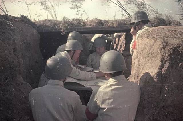 1949年解放战争中的指挥所是什么样子?一组彩色照片告诉你!