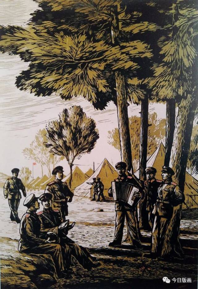 【特别策划】热血写青春 钢刀刻军魂|今日版画