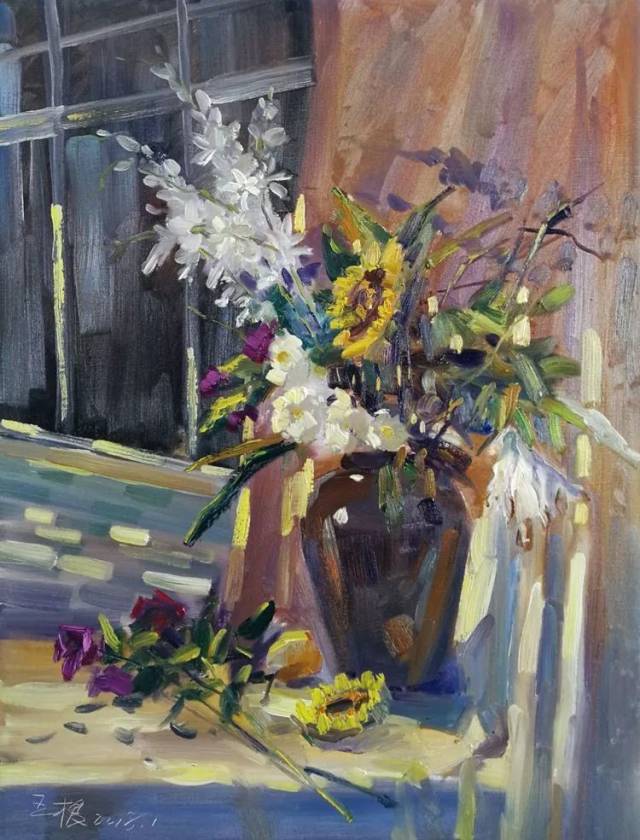 书法家专栏 │黑山著名画家王根系列作品