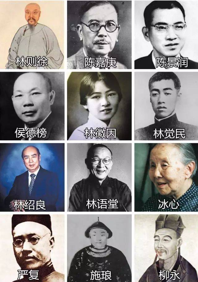 福建现代名人榜图片