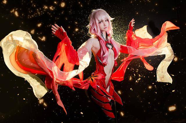 cosplay楪 いのり楪祈金鱼装ver可爱的粉红小姐姐