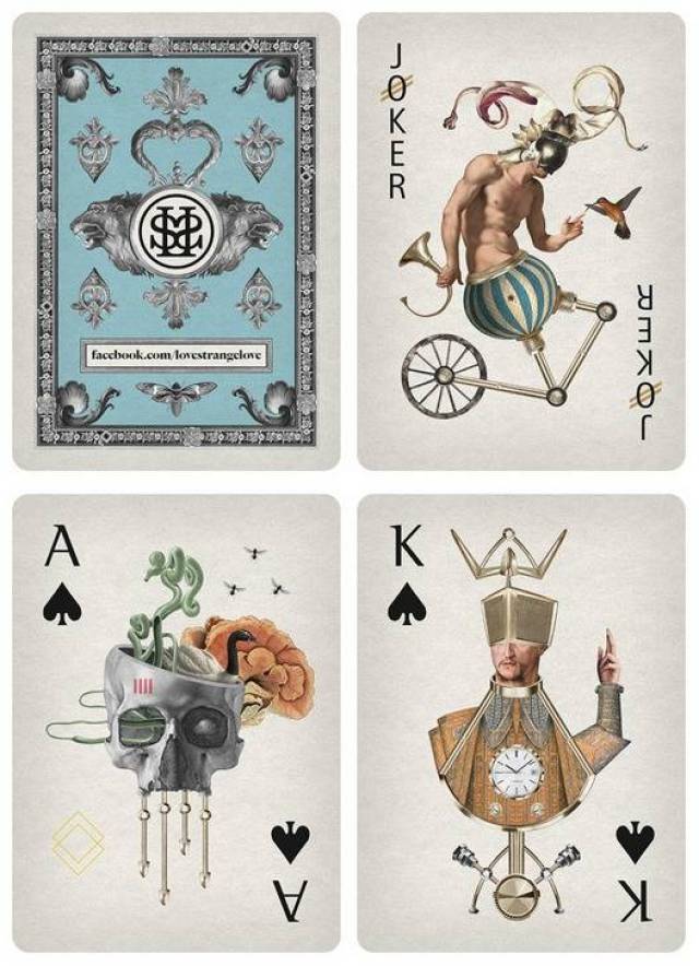 推荐8套艺术插画版扑克牌