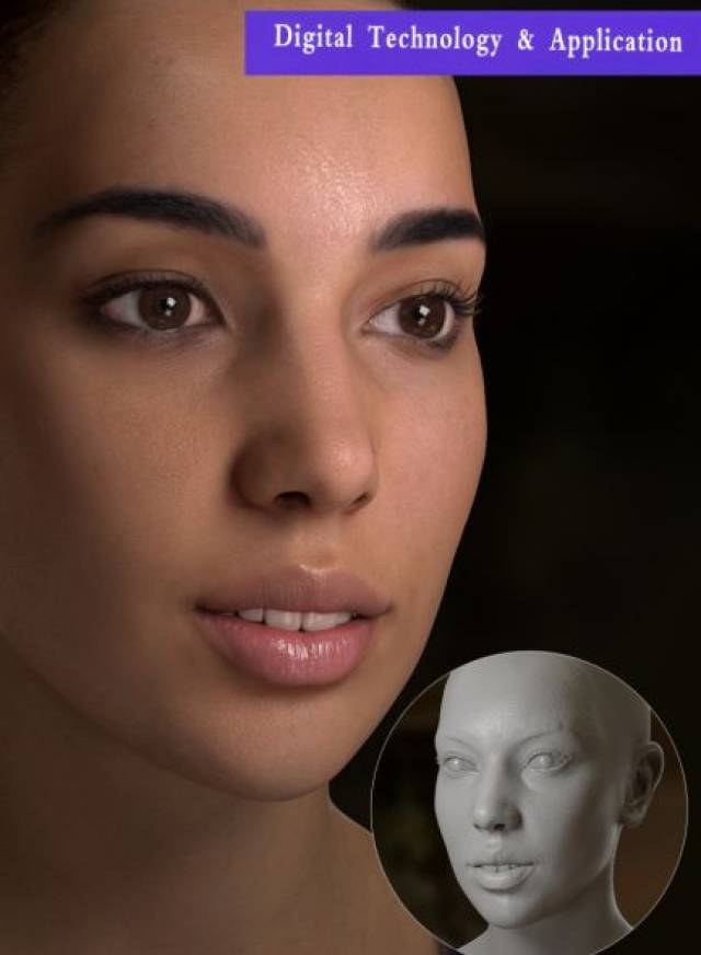 相关研究论文包括《vr人脸识别技术》,《超写实3d虚拟角色技术》