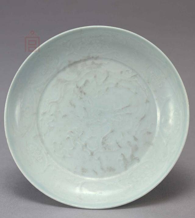 看故宫博物院收藏元卵白釉盘细节学枢府瓷鉴定|瓷器鉴定真知堂