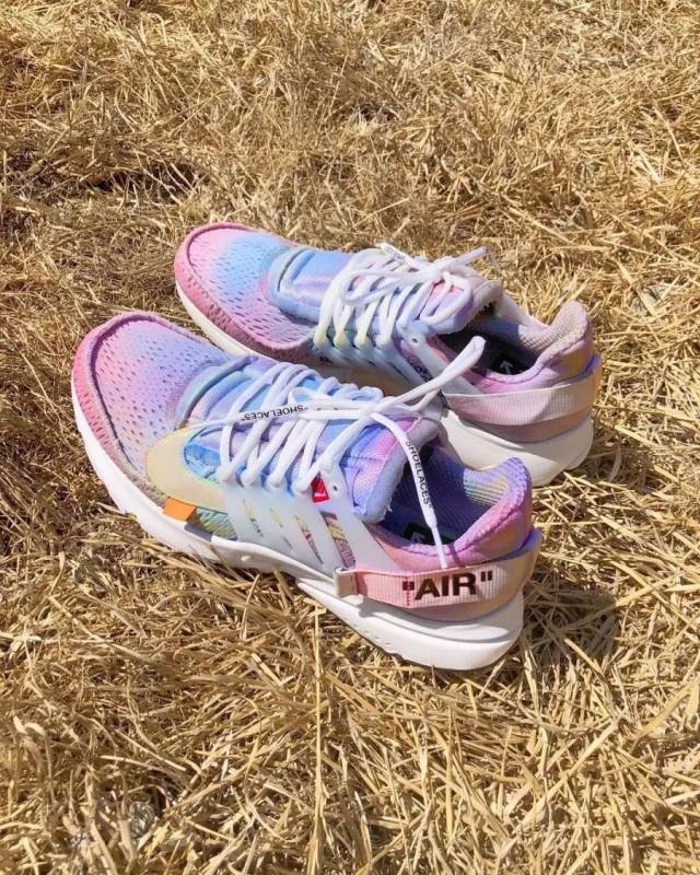 tie dye off white presto