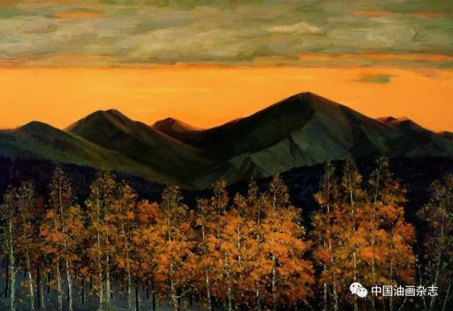 张祖英 远山的呼唤之二 130cm×95cm 2000年