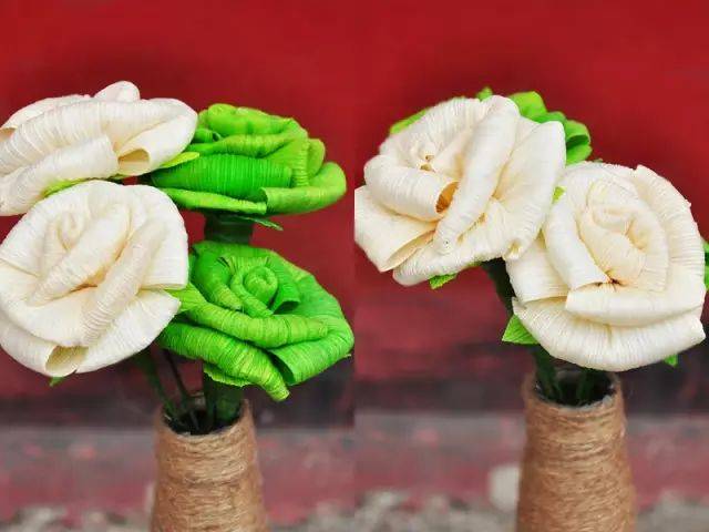 玉米皮的超燃手工创意,怎么可以这么赞!