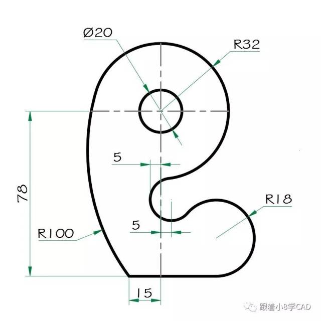 cad练图100例复杂图片