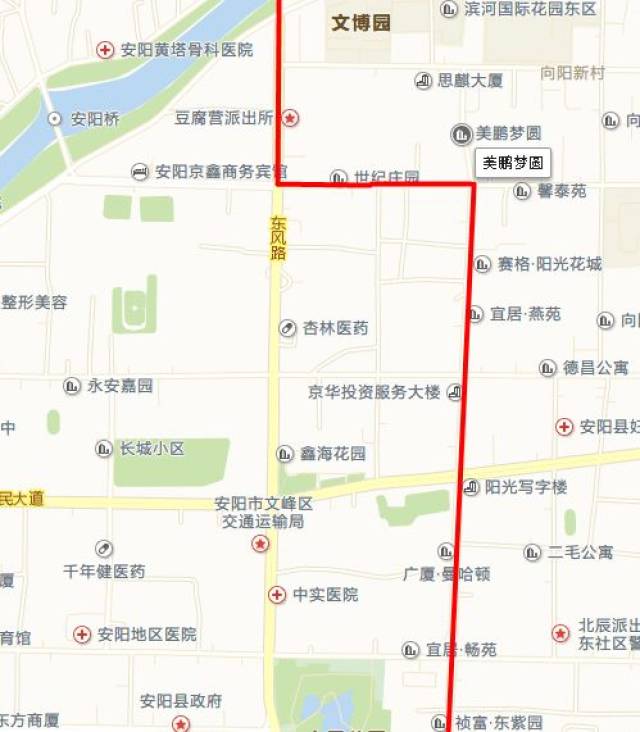 最新安阳公共交通线路图片