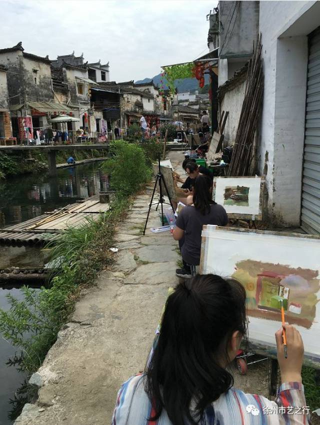 "小画家们"眼中的婺源·风·景·画 写生 画画