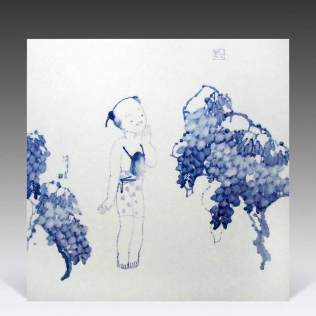 国画和青花中国艺术代代流传