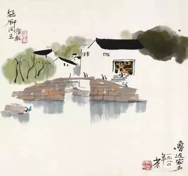 诗情画意品江南，现代绘画大师-吴冠中_搜狐网