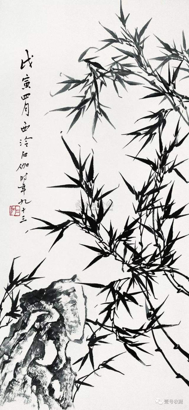 大师笔下的"风竹":遒劲洒脱,生机勃勃