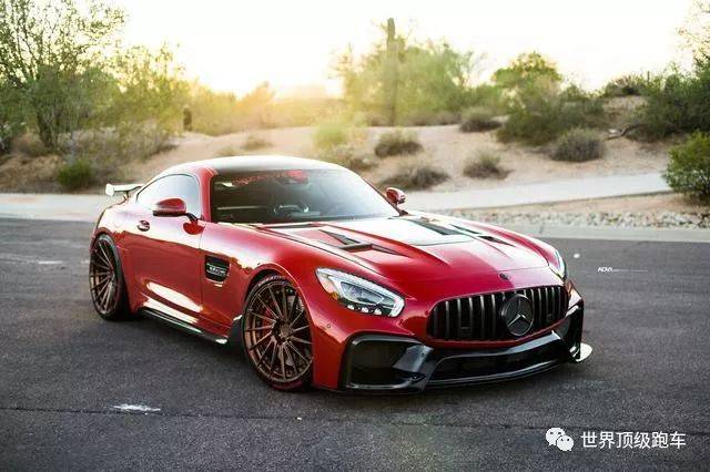 少见的红色奔驰amggtr爆改