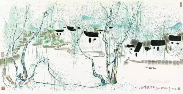 诗情画意品江南，现代绘画大师-吴冠中_搜狐网