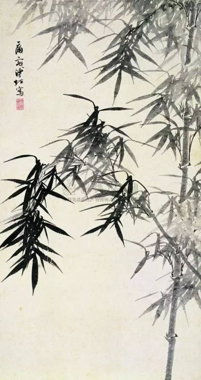 大师笔下的"风竹":遒劲洒脱,生机勃勃