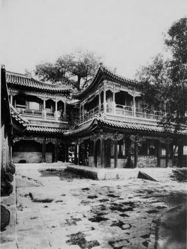 老照片:日本写真集里的瀛台,光绪皇帝曾在此处祈求医生救自己