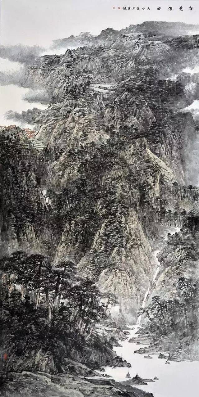 李德禄山水画作品图片