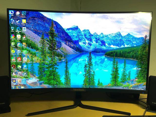 27寸曲面千元144hz显示器,优派vx2758-c-mh体验