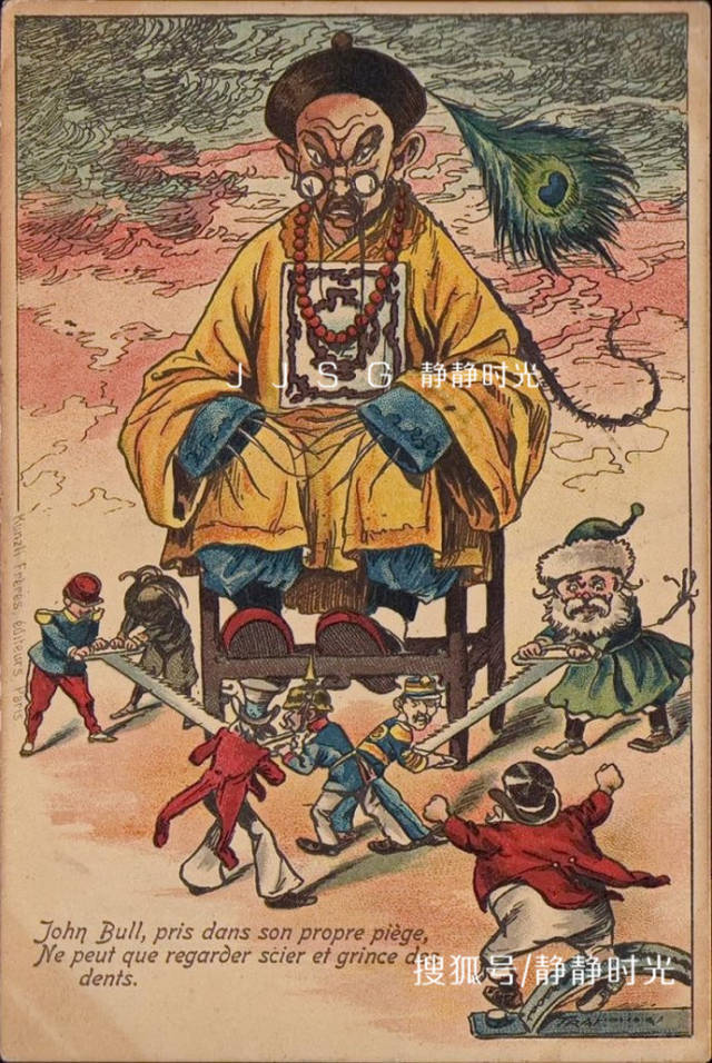 從西方人的漫畫看1900年清朝的庚子事變-歷史頻道-手機搜狐