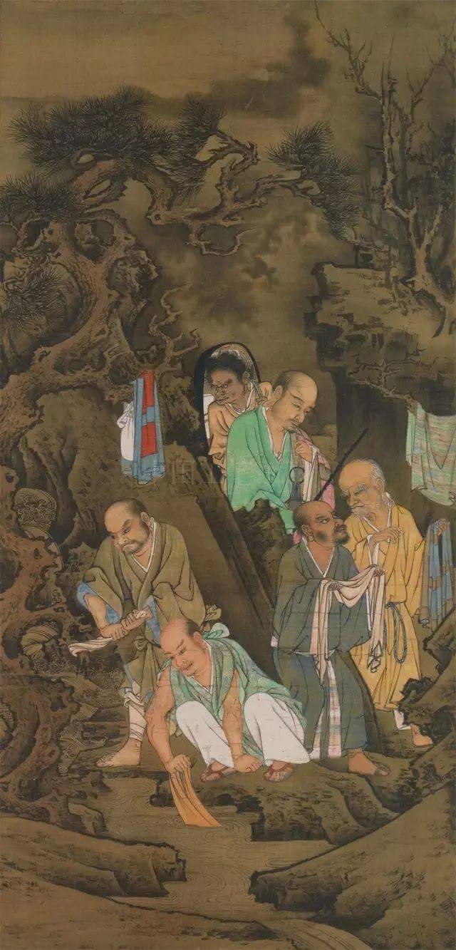 南宋《五百罗汉图》细部