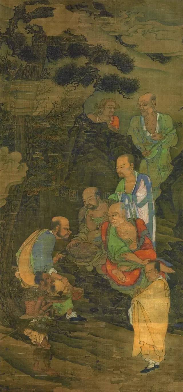 南宋《五百罗汉图》细部