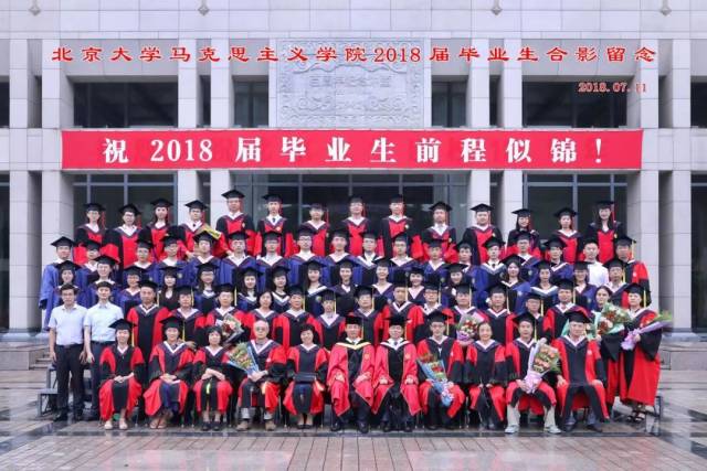 北京大学马克思主义学院2018届毕业生合影